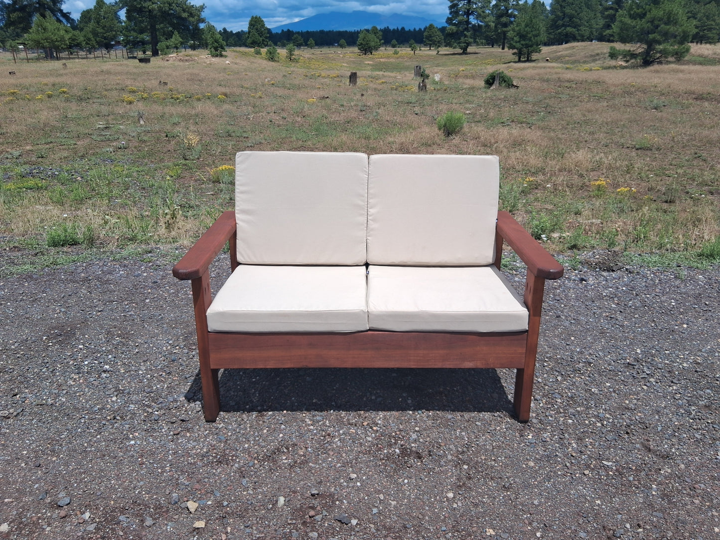 Beige Memory Foam Cushion Set